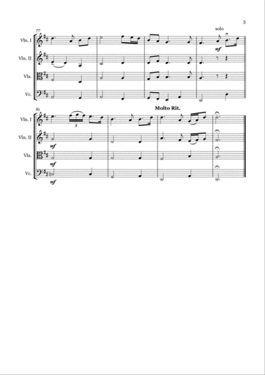 In Christ Alone String Quartet scores gallery preview page 6