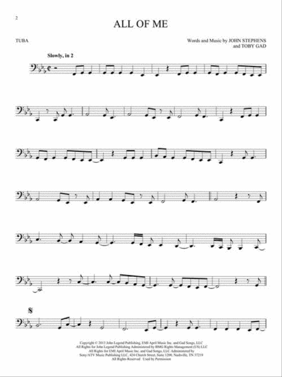 First 50 Songs You Should Play on Tuba Tuba scores gallery preview page 4