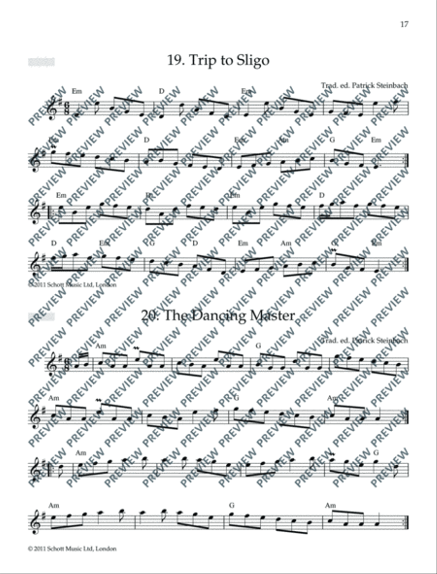 Irish Folk Tunes for Flute Flute scores gallery preview page 18