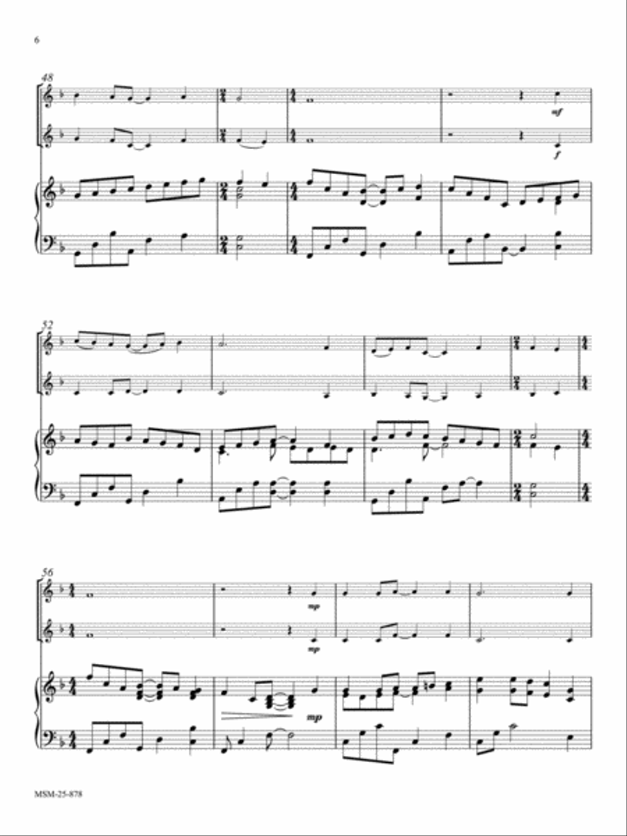 Now Thank We All Our God Now Thank We All Our God B-Flat Clarinet scores gallery preview page 6