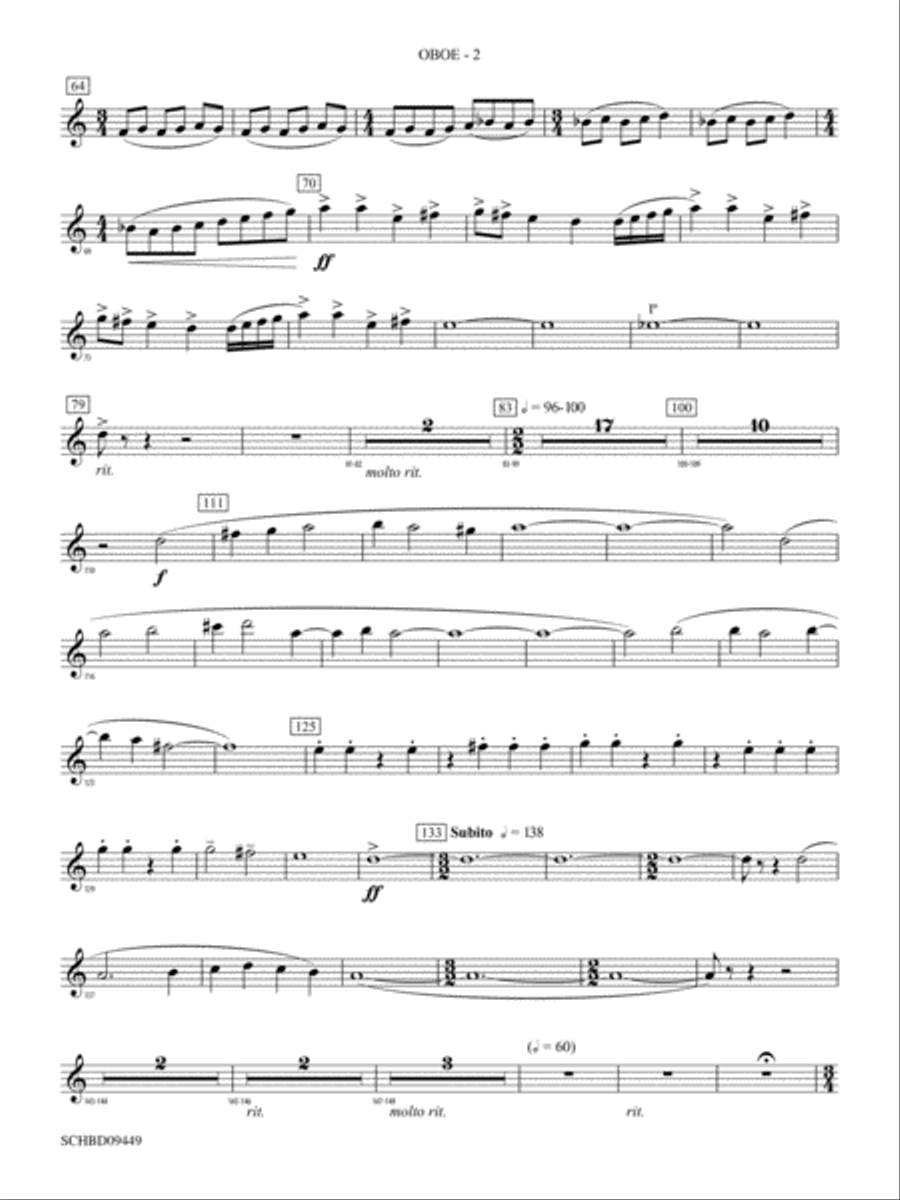Psalm 46: Oboe Psalm 46: Oboe Concert Band scores gallery preview page 2