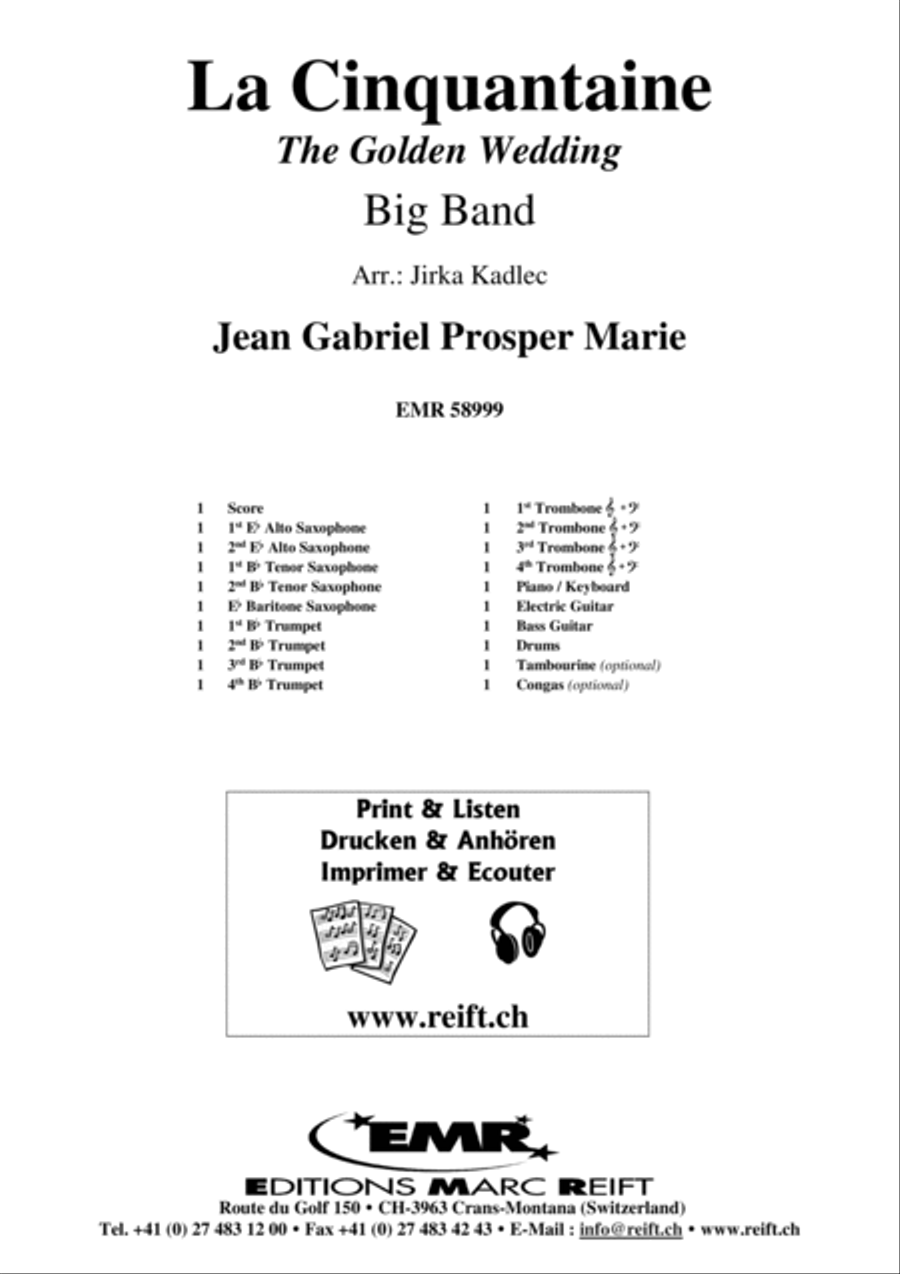 La Cinquantaine Big Band scores gallery preview page 2