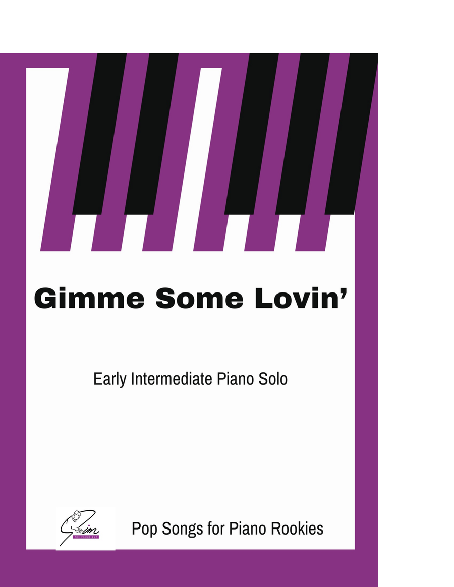 Gimme Some Lovin' Easy Piano scores gallery preview page 1