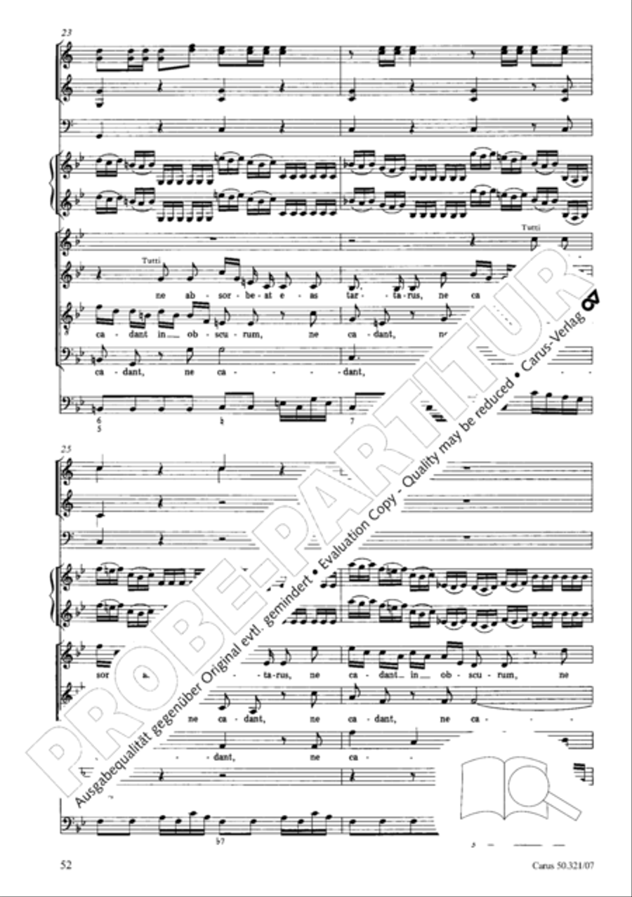 Requiem in C minor Requiem in C minor 4-Part scores gallery preview page 59