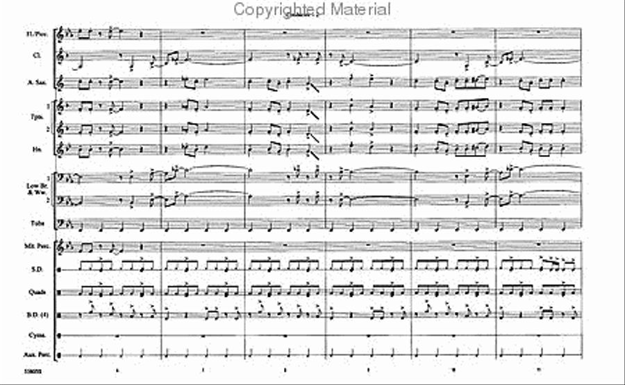Panama Marching Band scores gallery preview page 3