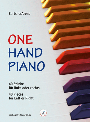 Book cover for One Hand Piano