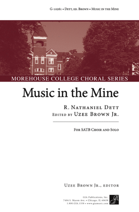 Book cover for Music in the Mine - SATB edition