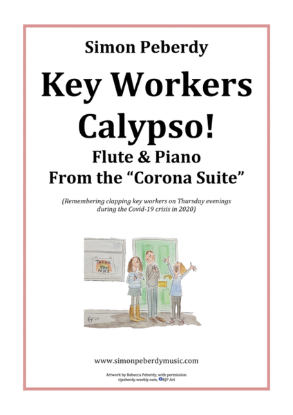 Key Workers Calypso for Flute and Piano from the Corona Suite by Simon Peberdy