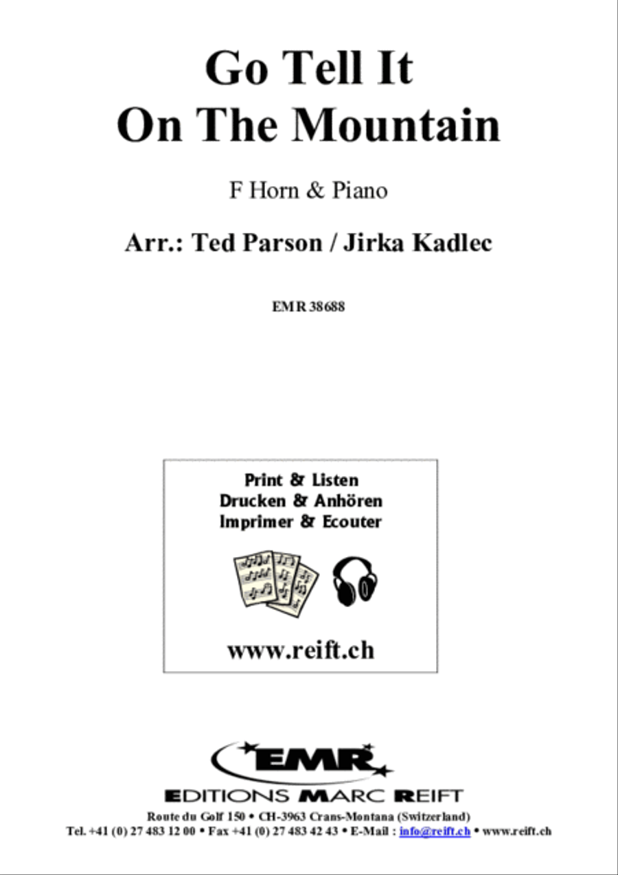 Go Tell It On The Mountain Horn scores gallery preview page 2