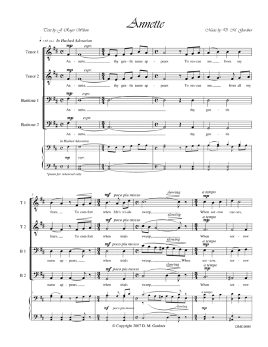 Annette Divisi scores gallery preview page 2