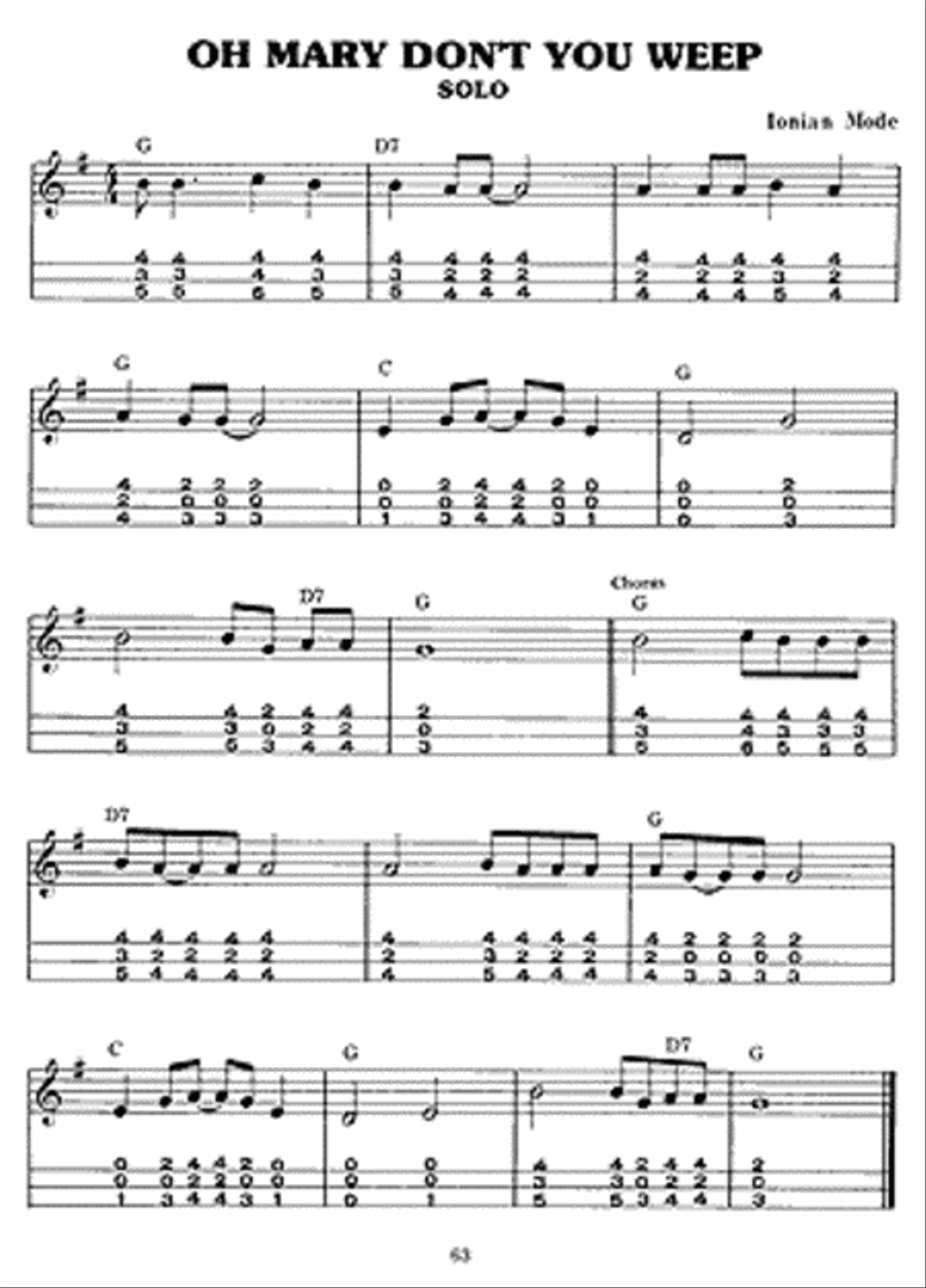 Dulcimer Song Book Dulcimer Song Book Dulcimer scores gallery preview page 7