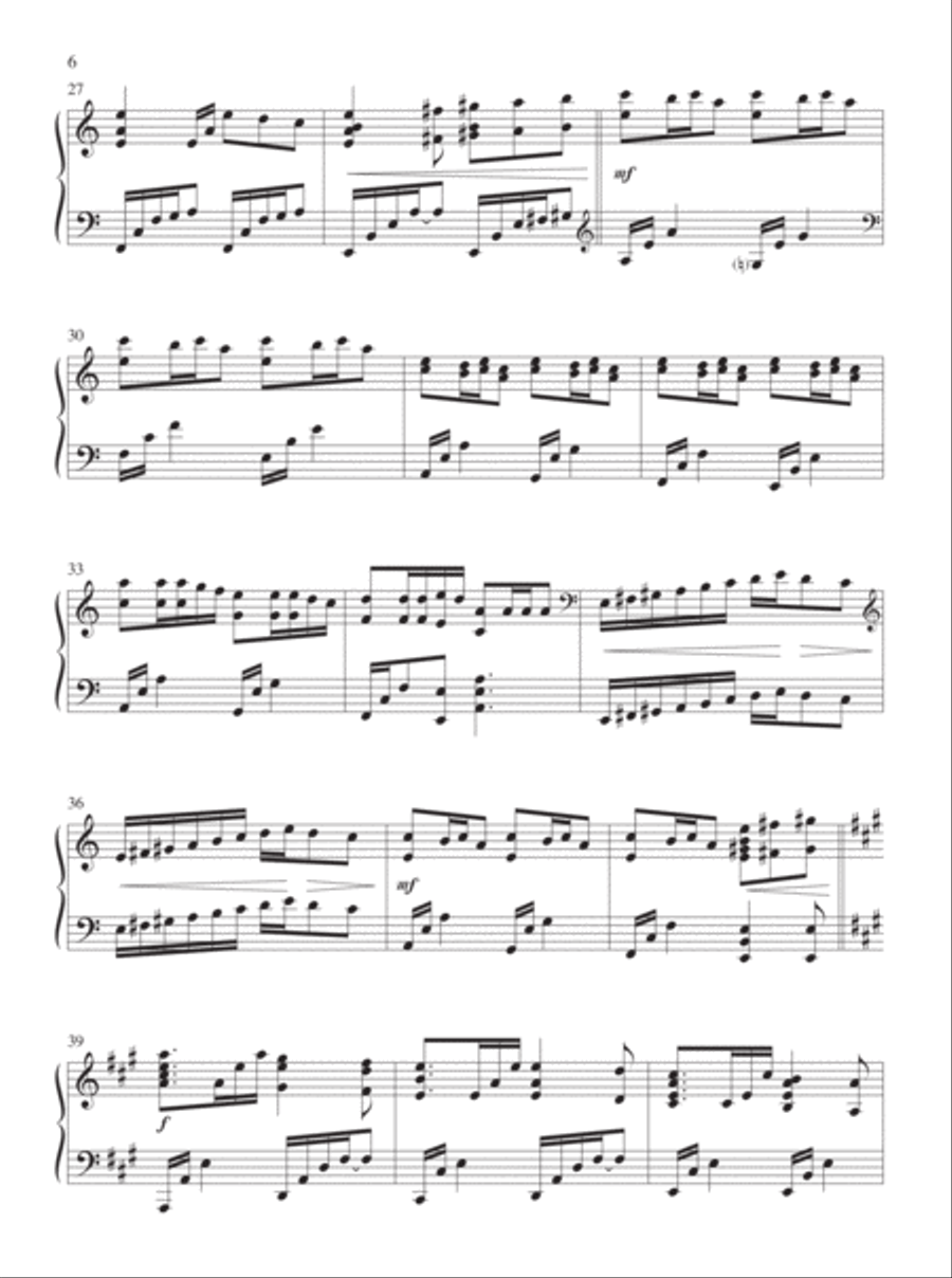 A Still and Silent Night Piano Solo scores gallery preview page 4