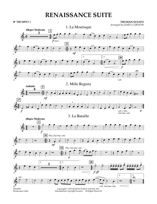 Renaissance Suite - Bb Trumpet 1