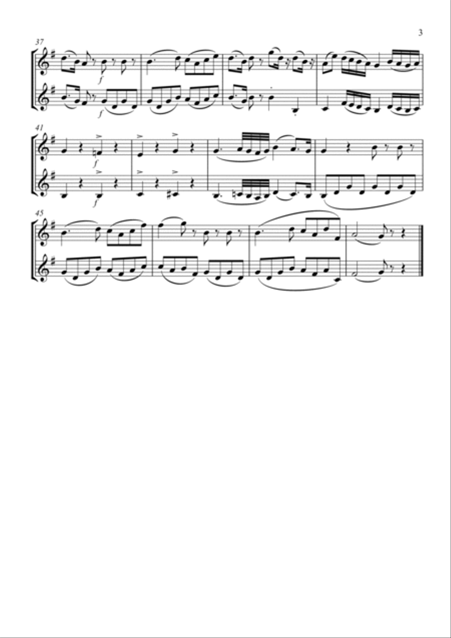 Eine Kleine Nachtmusik – Romanze: Trumpet Duet Trumpet Duet scores gallery preview page 3