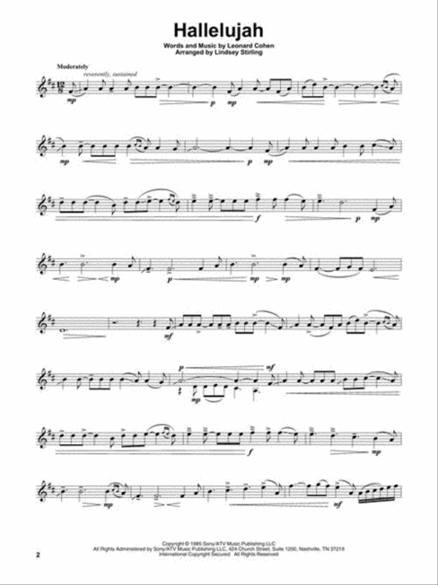 Lindsey Stirling – Christmas Collection Violin Solo scores gallery preview page 4