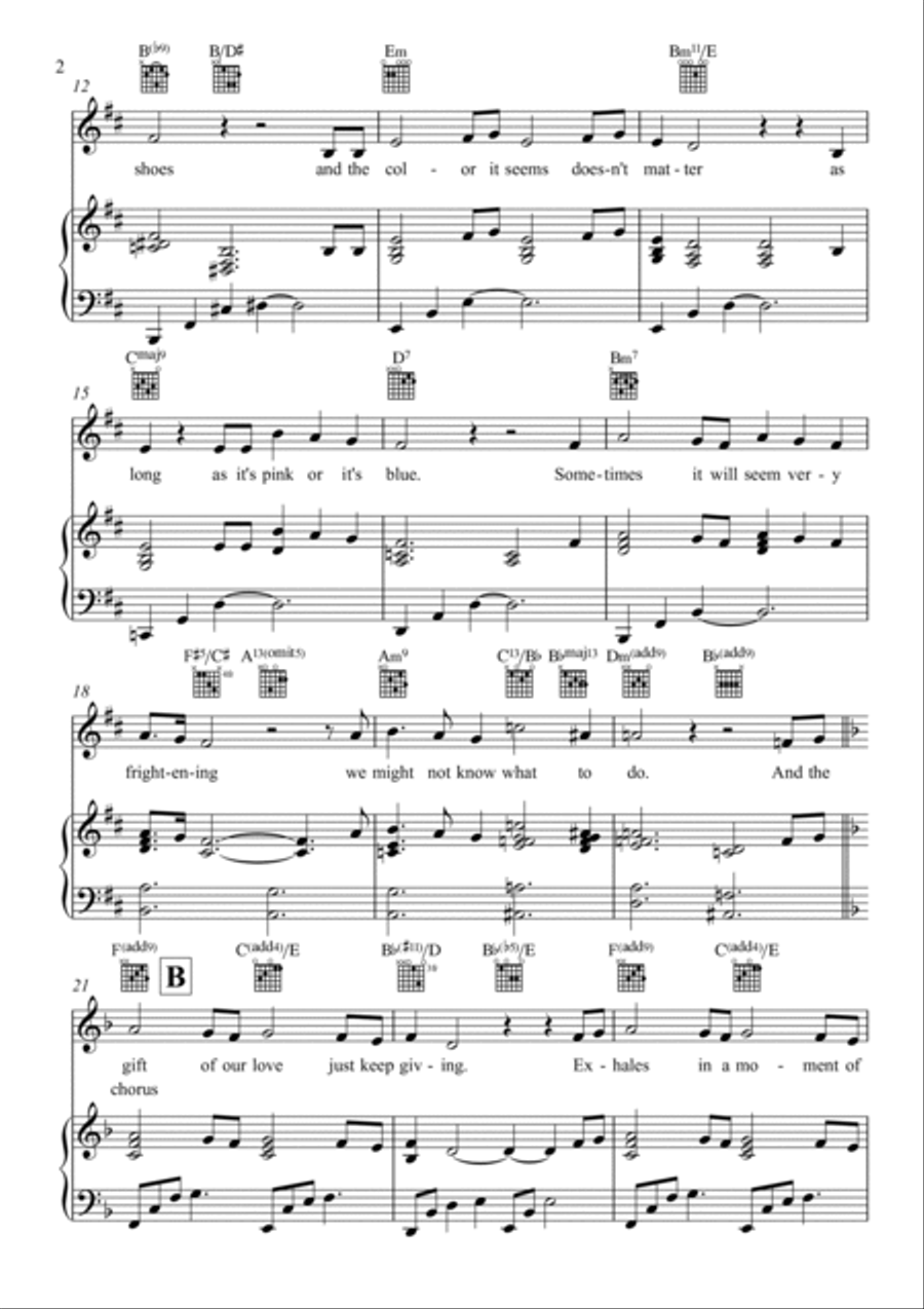 Breaking News Piano, Vocal, Guitar scores gallery preview page 2