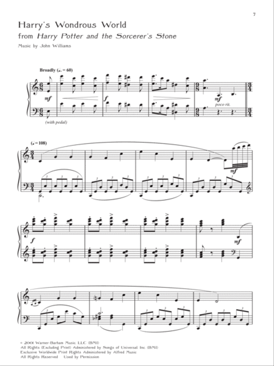 The Harry Potter Piano Anthology Piano Solo scores gallery preview page 2