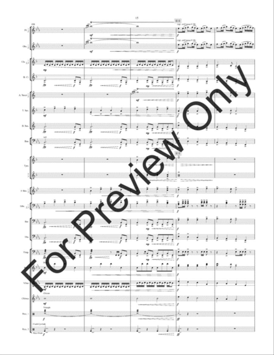 Christmas Legends Concert Band scores gallery preview page 18