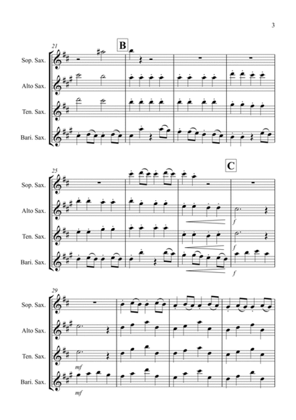 Symphony No.40 (1st movement) for Saxophone Quartet image number null