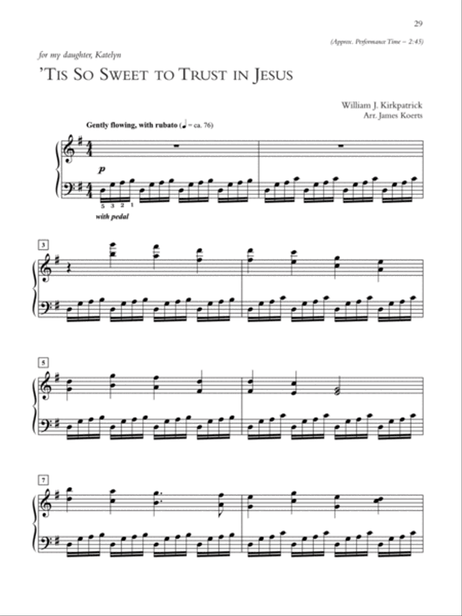 Wondrous Hymns, Book 1 Piano Solo scores gallery preview page 8