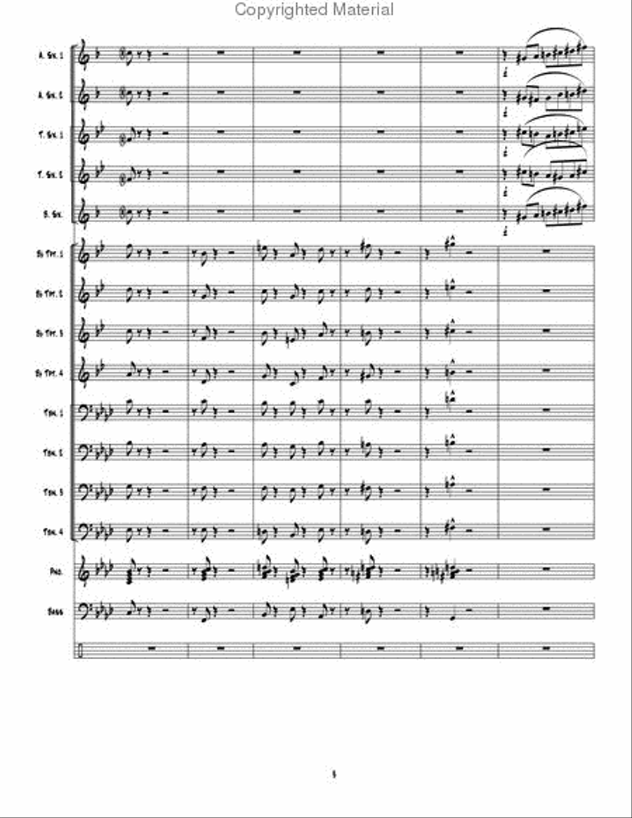All Things Frank Jazz Ensemble scores gallery preview page 4