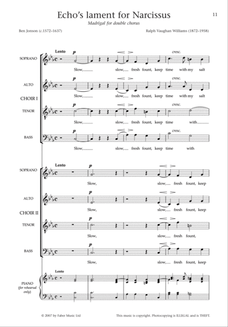 Two Partsongs for mixed voices 4-Part scores gallery preview page 3