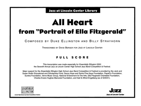 All Heart (from Portrait of Ella Fitzgerald): Score