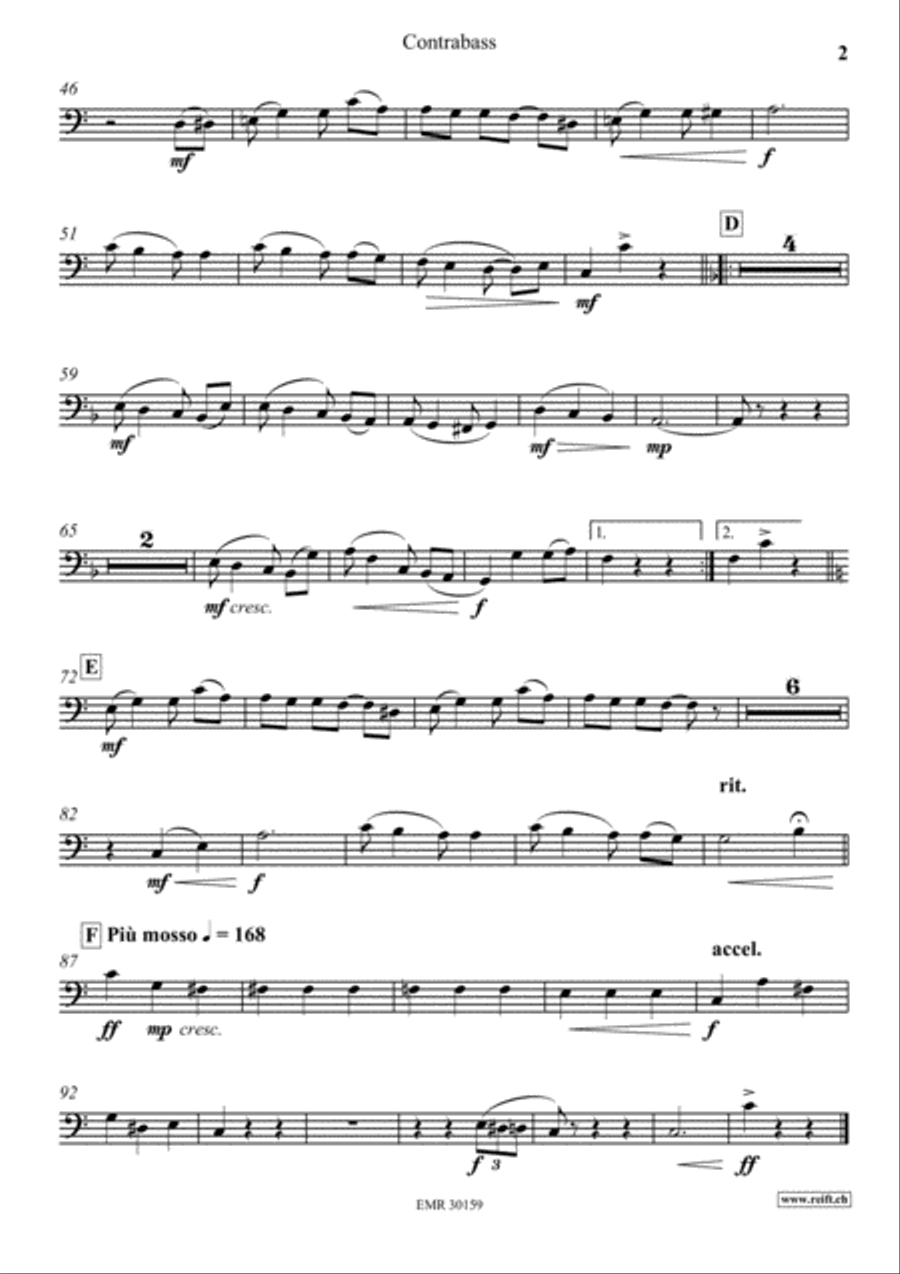 Pleasant Moments Pleasant Moments Double Bass scores gallery preview page 3