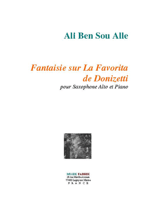 Book cover for Fantaisie sur "La Favorita" de Donizetti