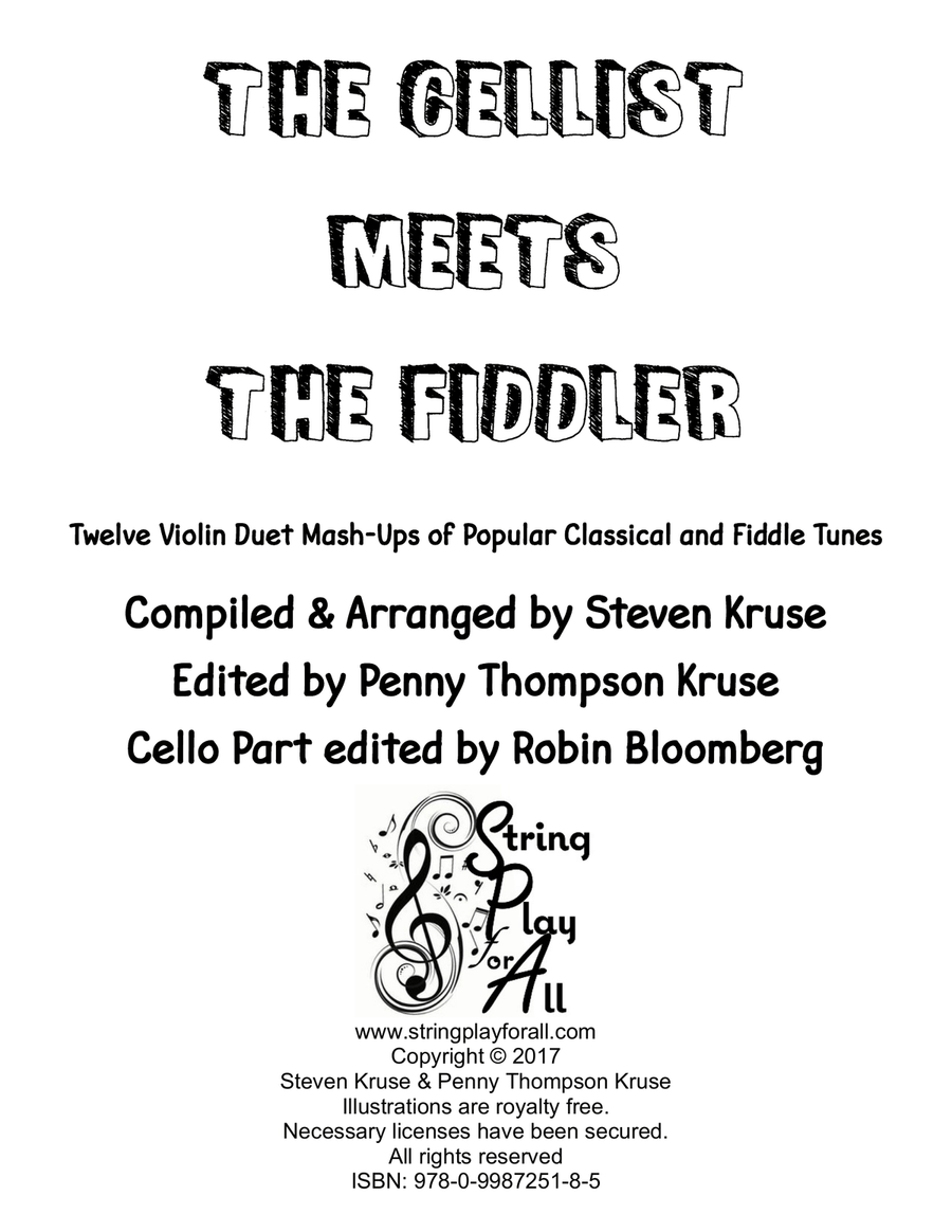 The Cellist Meets the Fiddler: 12 Violin & Cello Duet Mash-Ups of Popular Classical and Fiddle Tunes String Duet scores gallery preview page 2