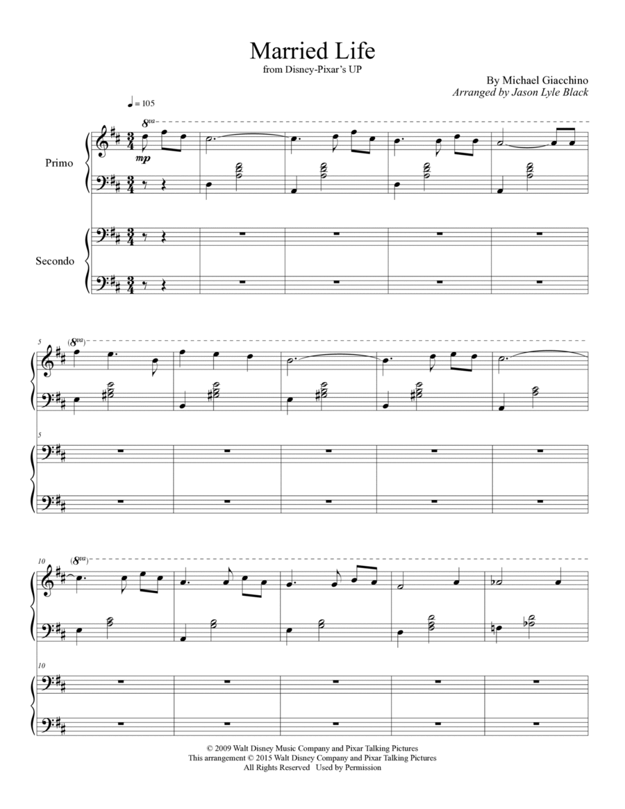 Married Life (from Up) (arr. Jason Lyle Black)