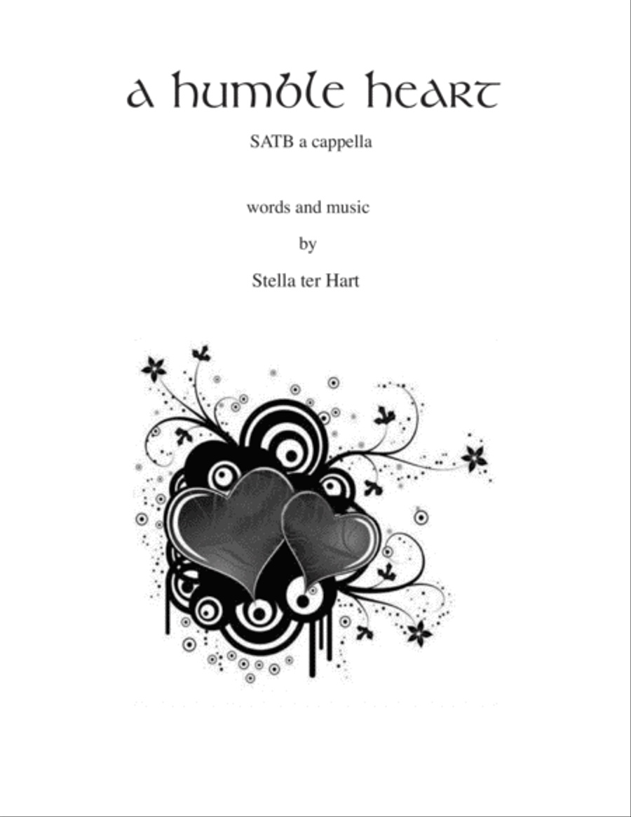 a humble heart - SATB a cappella image number null