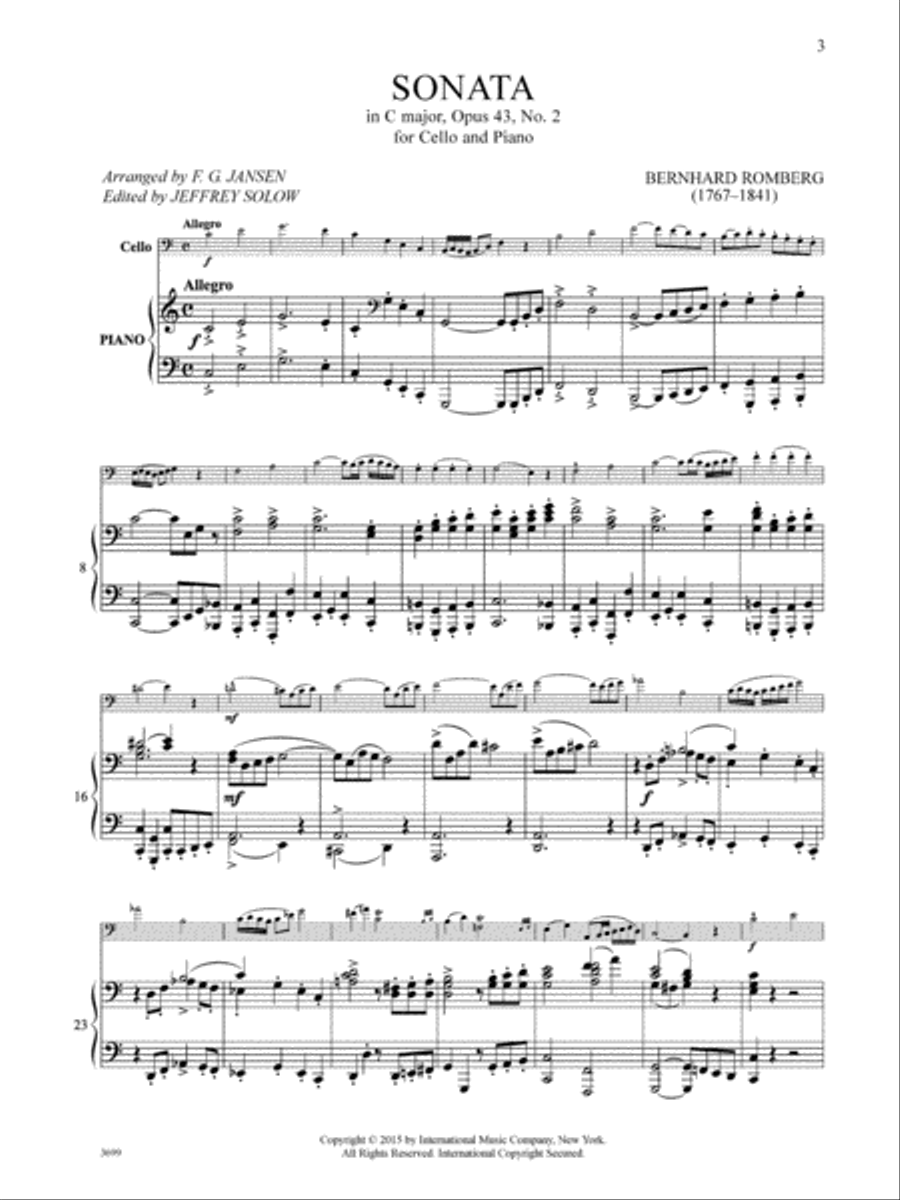 Sonata In C Major, Op. 43, No. 2 Piano Accompaniment scores gallery preview page 2