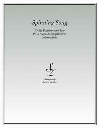 Spinning Song (treble F instrument solo)