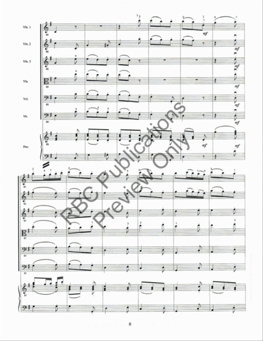 Vivace (Score) String Orchestra scores gallery preview page 12