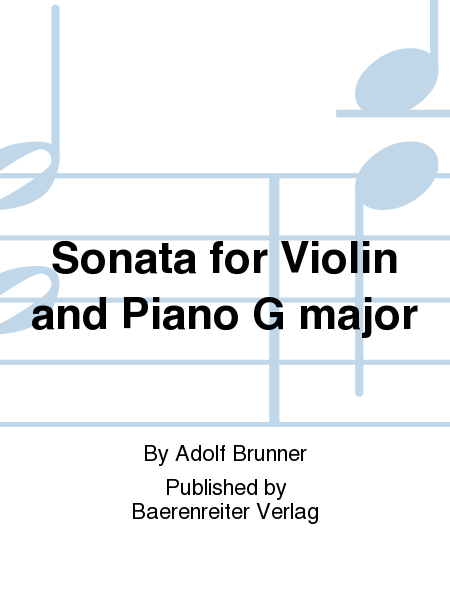 Sonata for Violin and Piano G major
