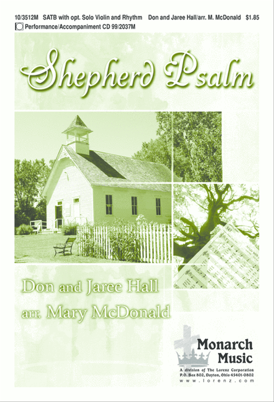 Shepherd Psalm 4-Part scores gallery preview page 2