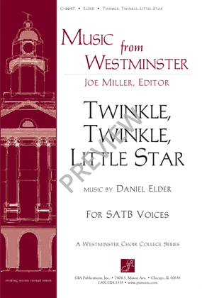 Book cover for Twinkle, Twinkle, Little Star - SATB edition