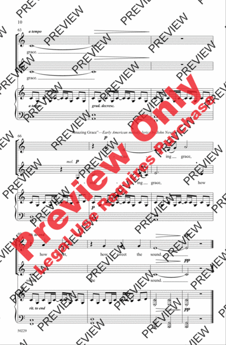 Light of Grace 2-Part scores gallery preview page 10