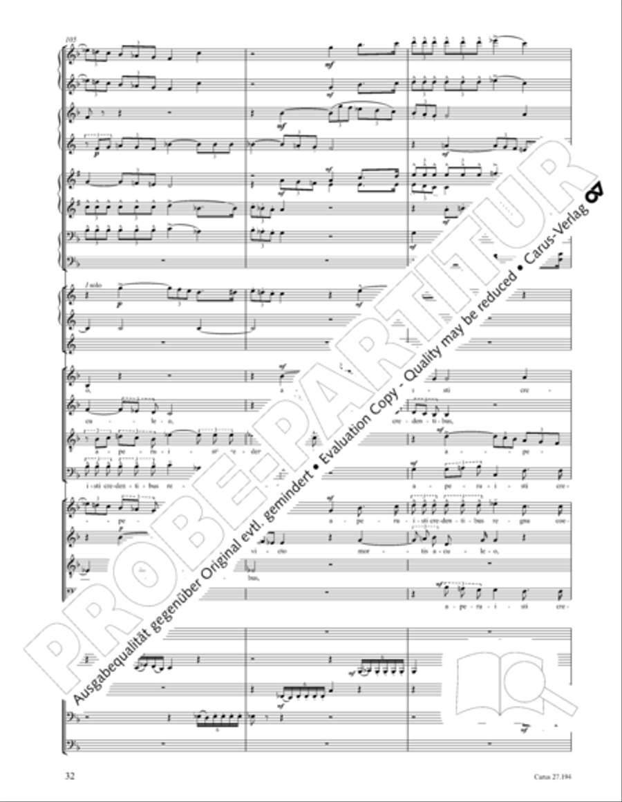 Te Deum Te Deum 4-Part scores gallery preview page 33