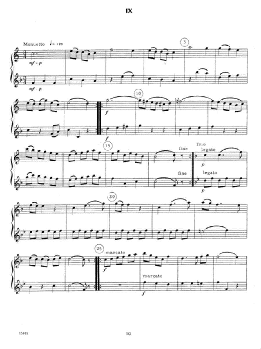 Twelve Mozart Duets Twelve Mozart Duets Woodwind Duet scores gallery preview page 2