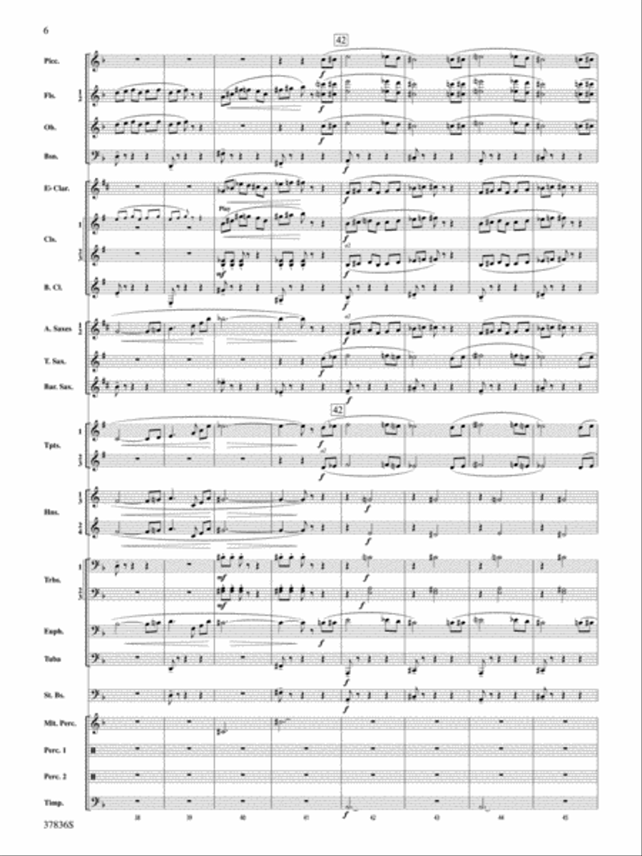 Smoke and Mirrors: Score Concert Band scores gallery preview page 6
