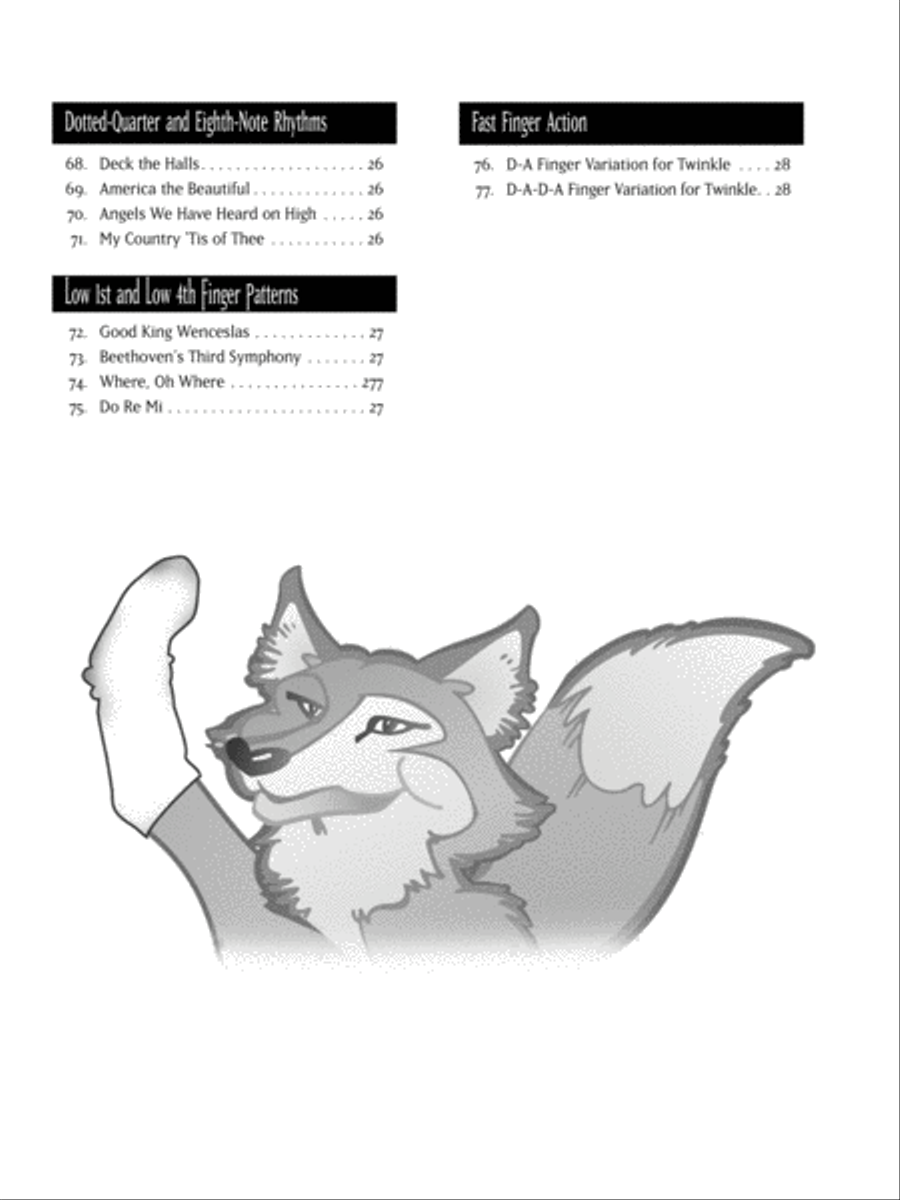 I Know a Fox With Dirty Socks - Violin Violin Solo scores gallery preview page 3