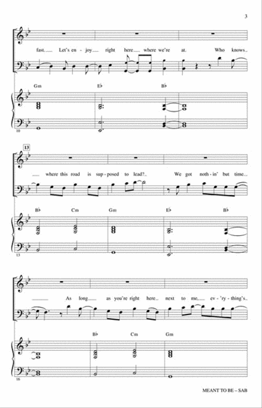 Meant to Be 3-Part scores gallery preview page 3