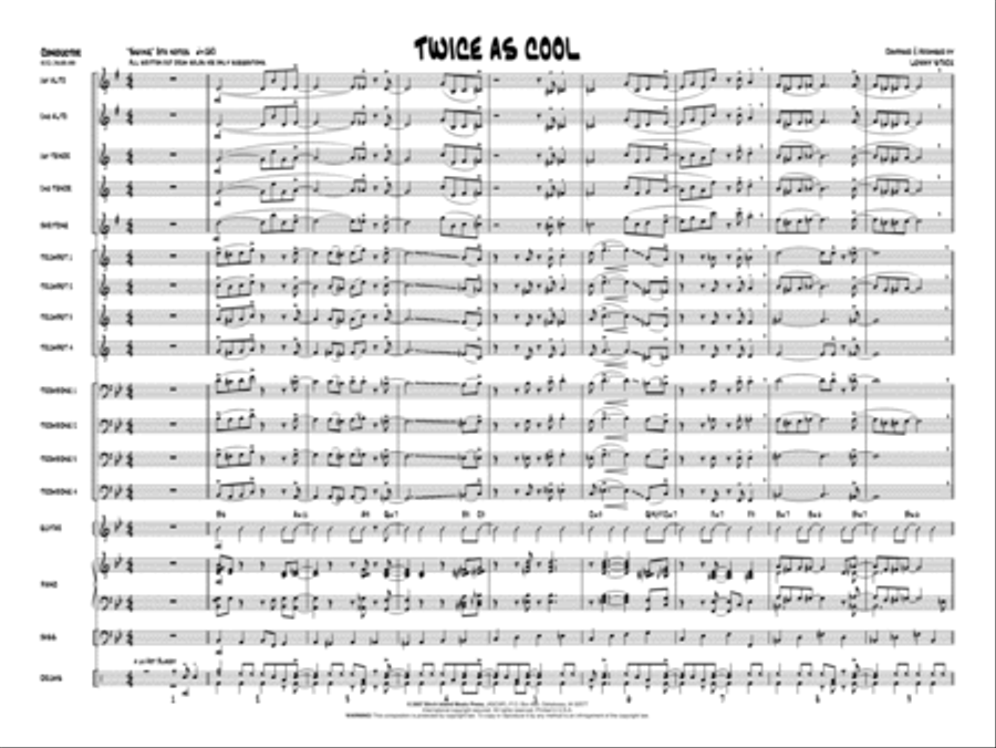 Twice As Cool Jazz Ensemble scores gallery preview page 2