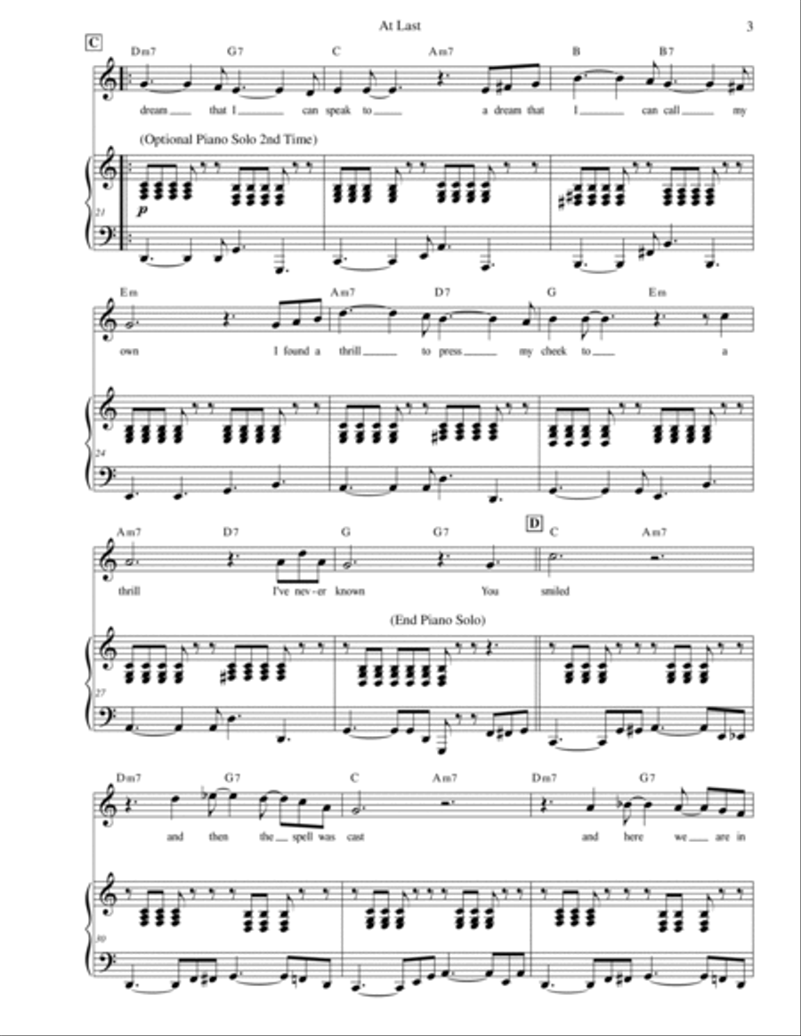 At Last B-Flat Clarinet scores gallery preview page 4