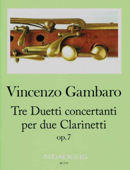 Tre Duetti concertanti op. 7