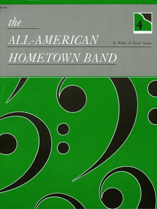 Book cover for The All-American Hometown Band - 4-hand duet