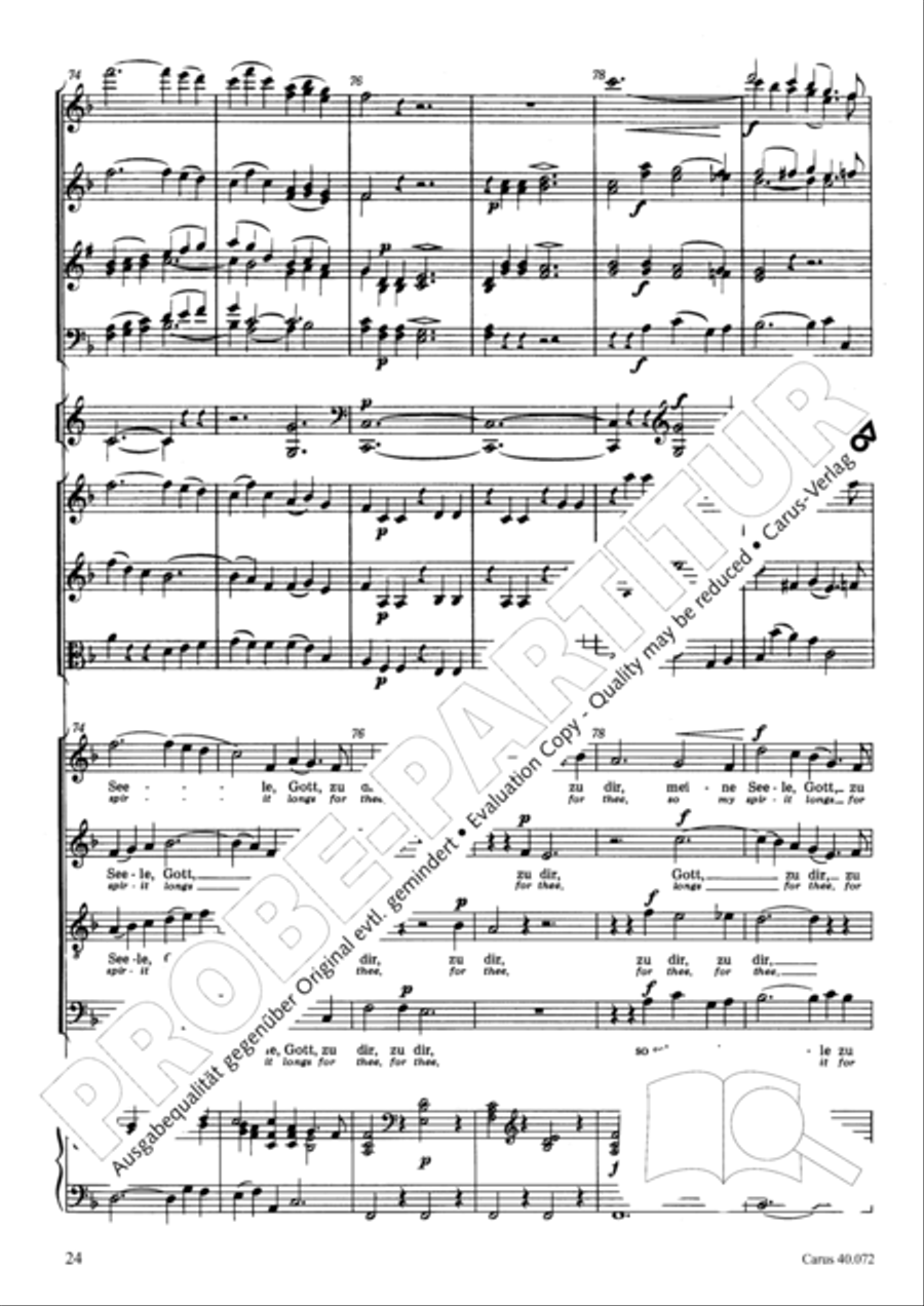 Psalm 42 Psalm 42 4-Part scores gallery preview page 24