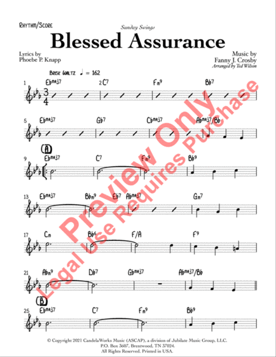 Sunday Swings - Orchestration CD-Rom Jazz Ensemble scores gallery preview page 4